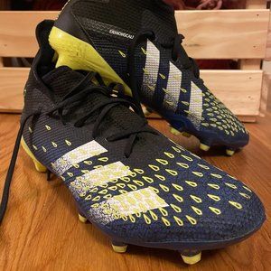 Nike Soccer Cleats, Predator, Blue, Size Mens 7.5, Womens 9.5